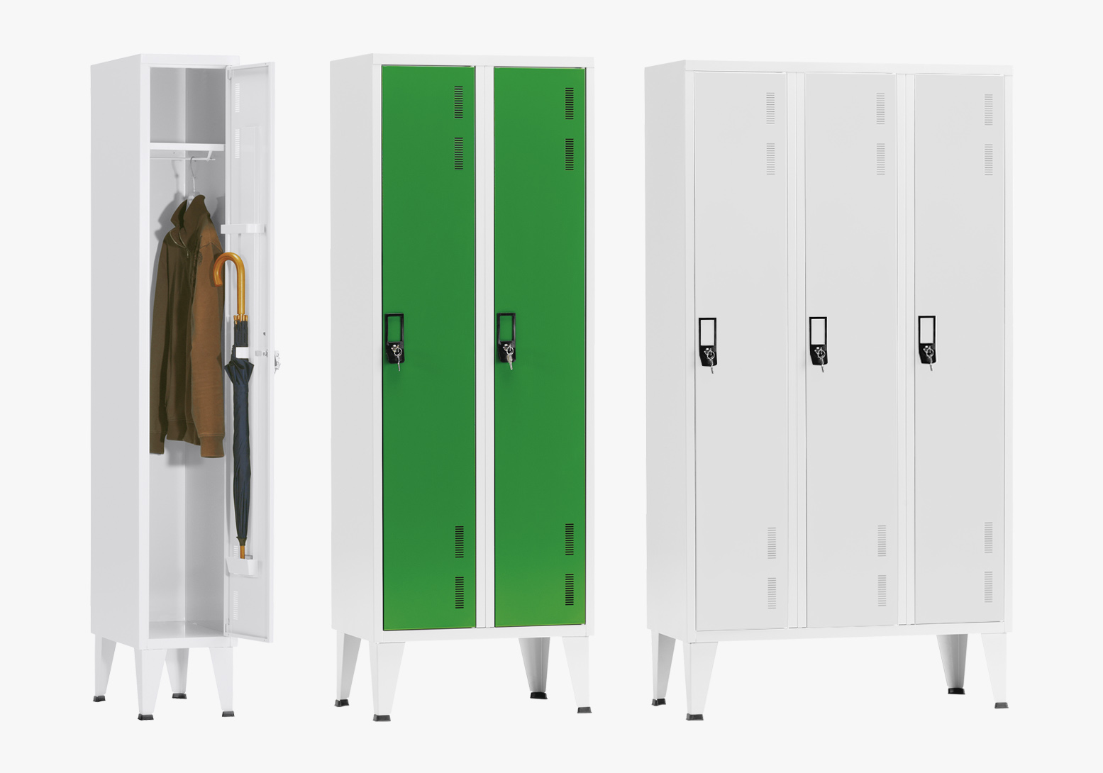 Armário vestiário de 1 cacifo