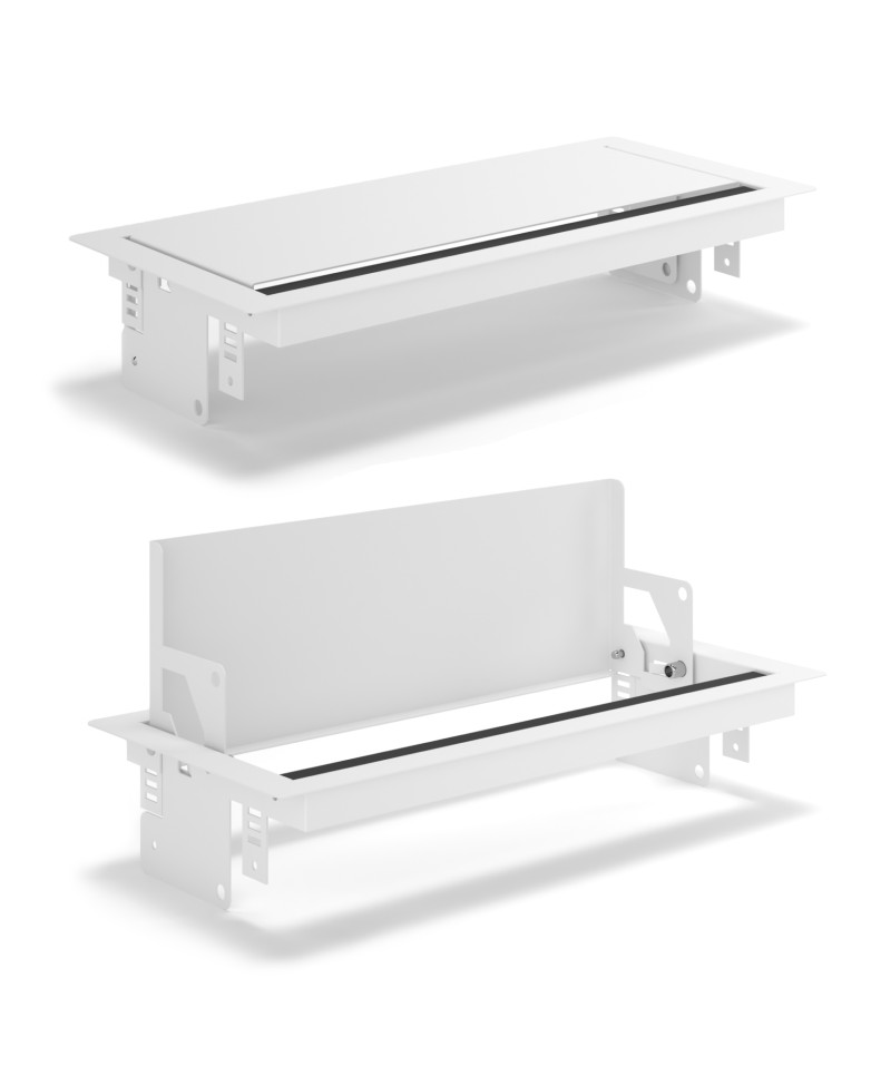 Caixa Metálica p/Passagem de Cabos c/ Tampa Metálica St.