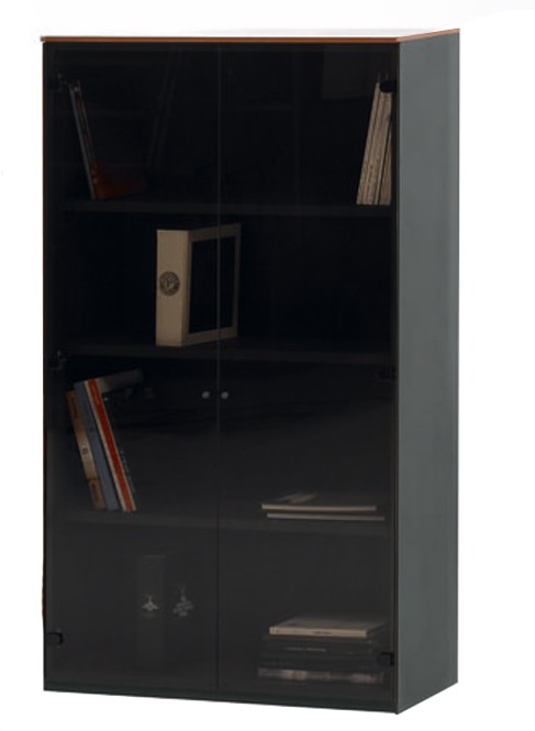 Armário ACSIS Portas Vidro c/ 3 Prateleira