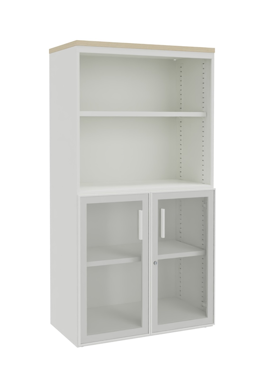 Armário Metálico BETTER Misto Portas Bater Vidro