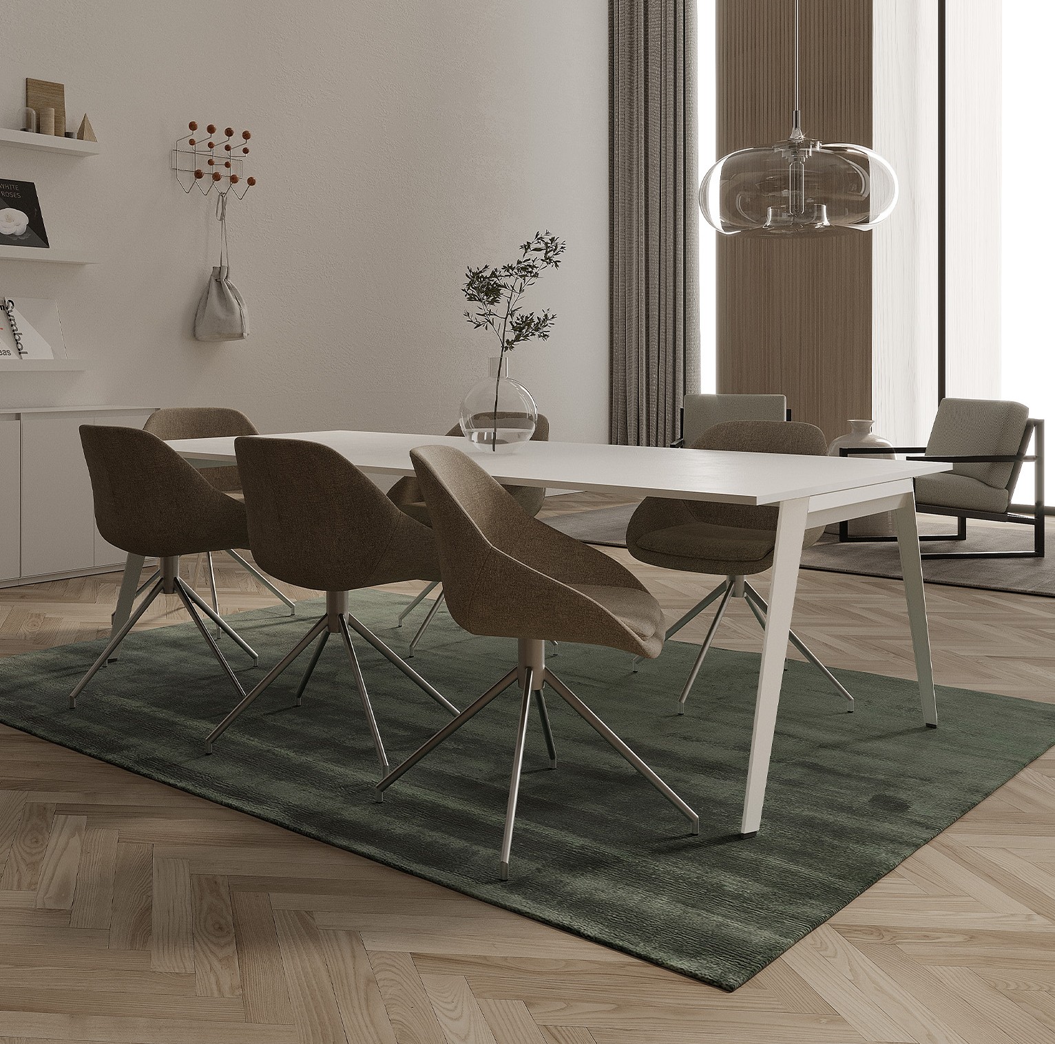 Mesa Reunião TRIM Retangular